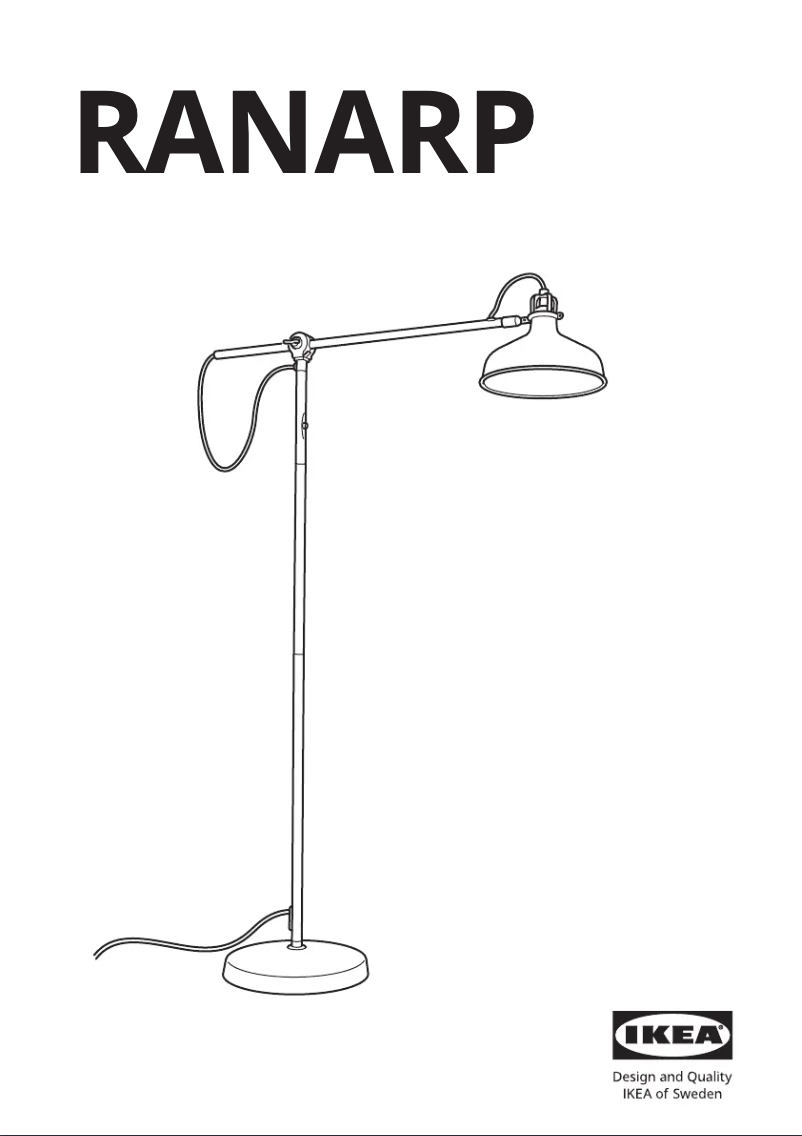 Página 1 del manual Manual de usuario Ikea RANARP 803.148.17