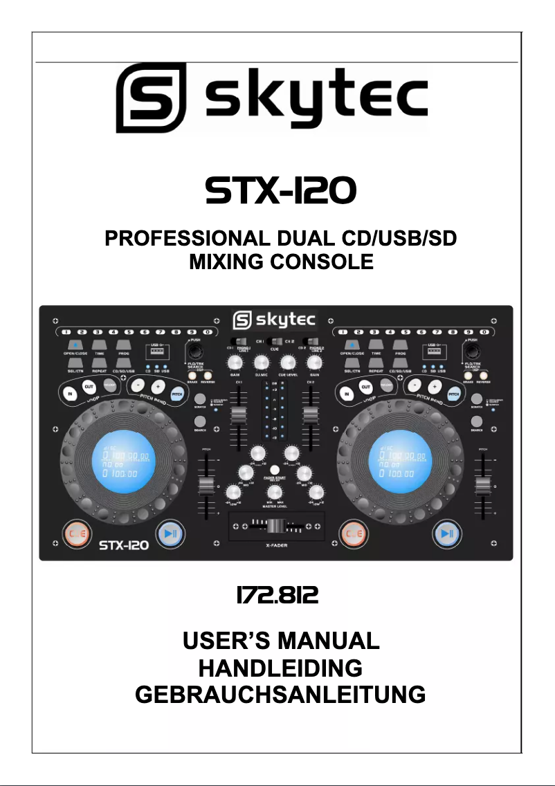 Página nº 1 - Manual de usuario Skytec STX-120