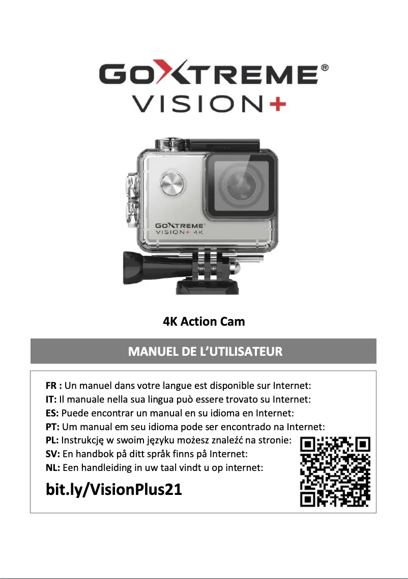 Página nº 1 - Manual de usuario GoXtreme Vision+