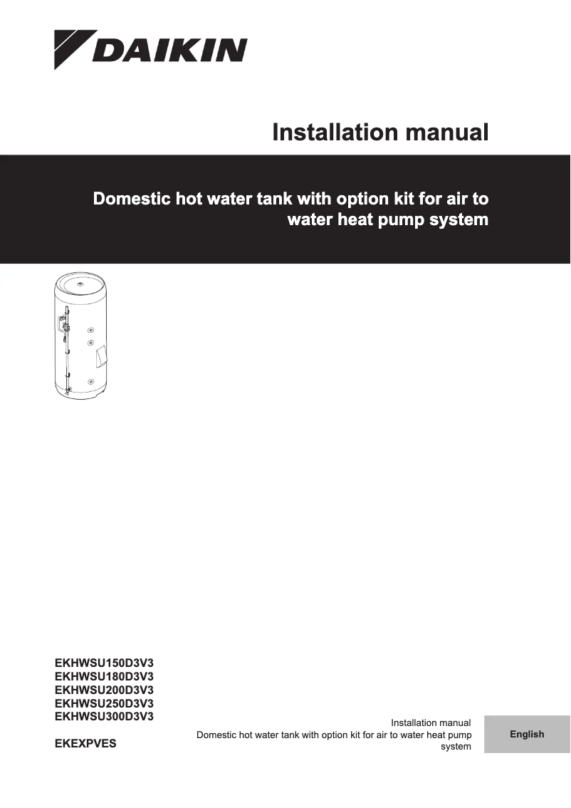 Imagen de la primera página del manual del dispositivo EKHWSU300D3V3