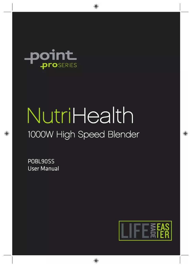 Imagen de la primera página del manual del dispositivo POBL90SS