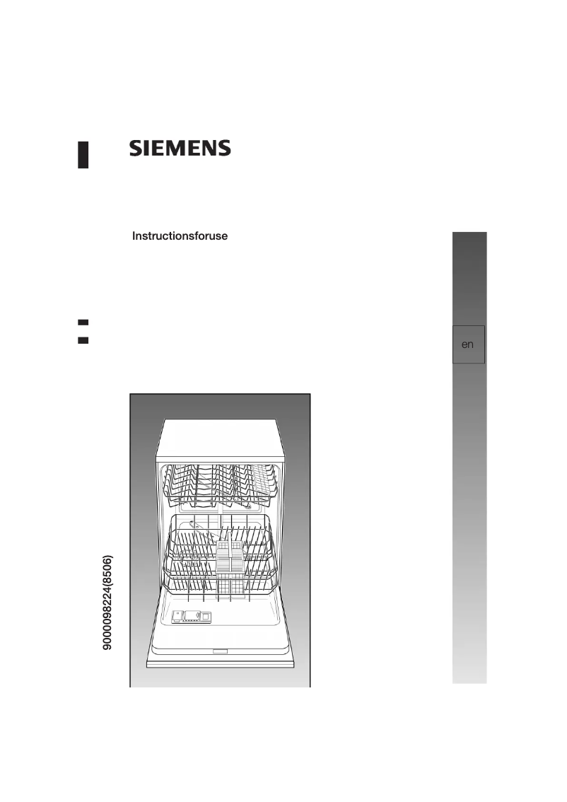 Página nº 1 - Manual de usuario Siemens SE55E551EU