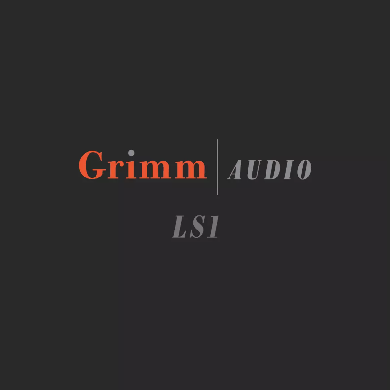 Página nº 1 - Manual de usuario Grimm Audio SB1