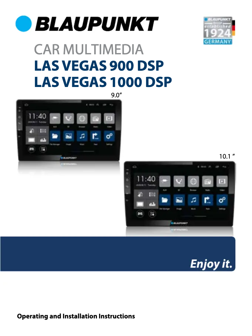 Imagen de la primera página del manual del dispositivo Las Vegas 1000 DSP
