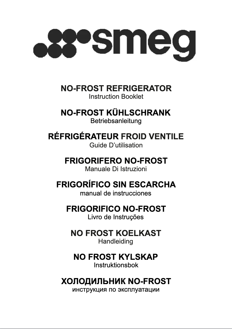 Página 1 del manual Manual de usuario Smeg FD43PXNF3