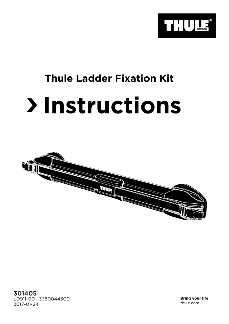 Imagen de la primera página del manual del dispositivo Ladder Fixation Kit