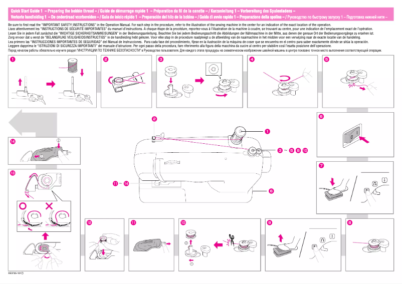 Imagen de la primera página del manual del dispositivo CS9100