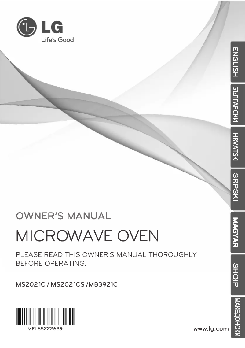 Imagen de la primera página del manual del dispositivo MB3921C