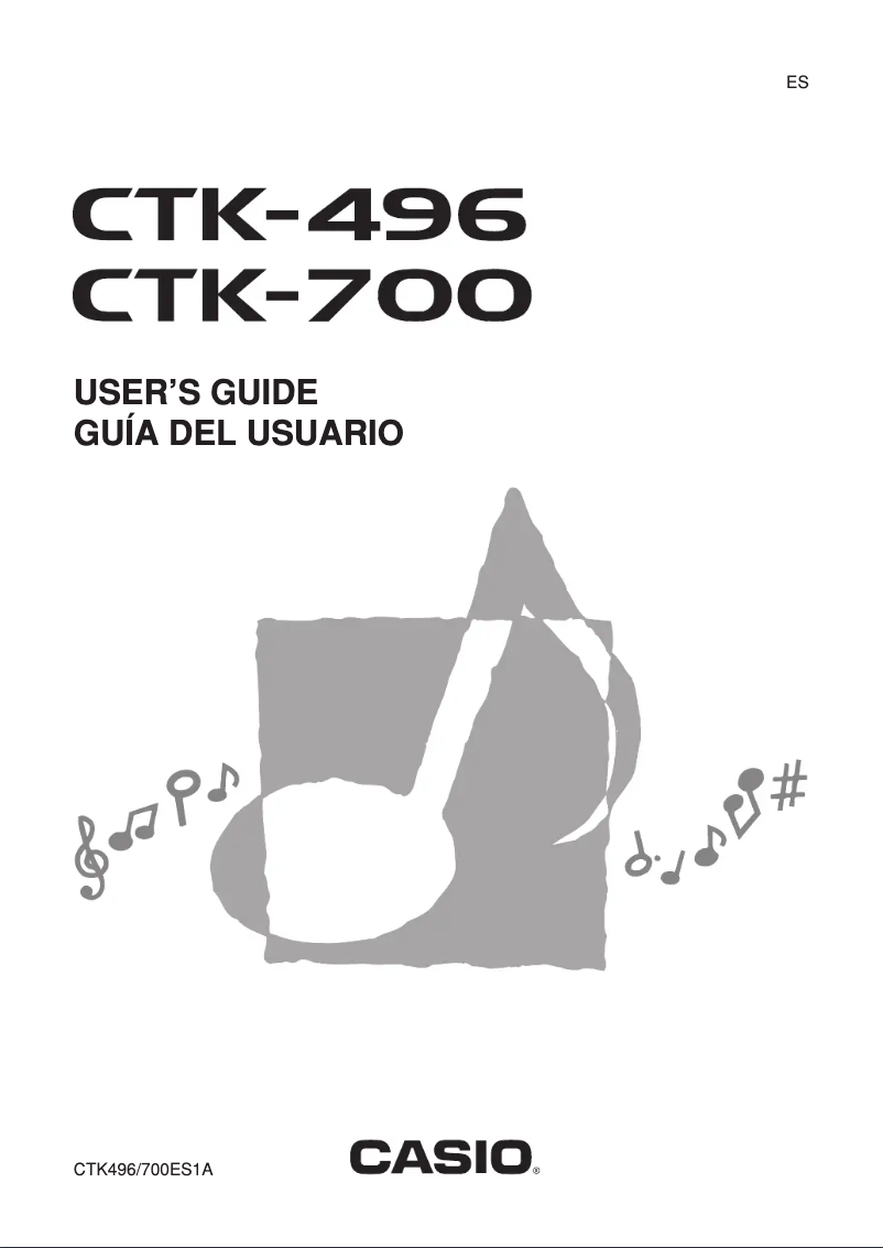 Página nº 1 - Manual de usuario Casio CTK-496