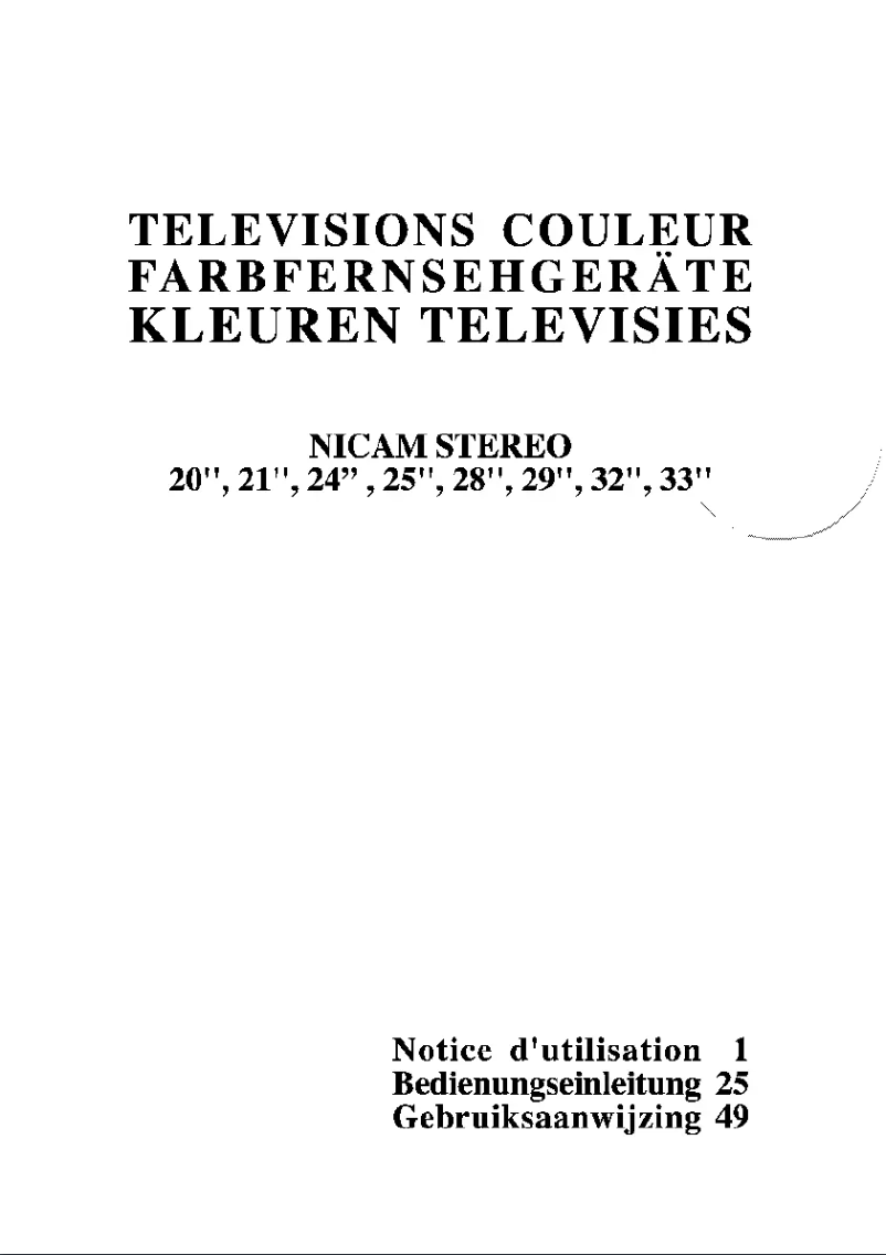 Imagen de la primera página del manual del dispositivo BCT 255 FST