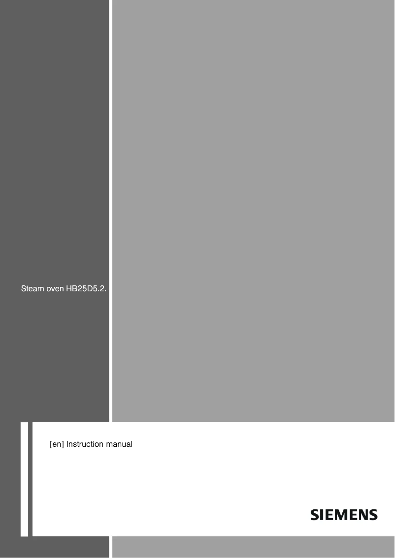 Imagen de la primera página del manual del dispositivo HB25D5L2