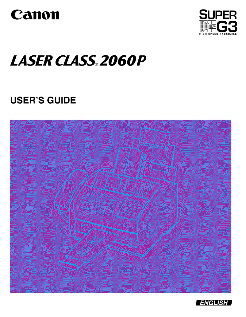 Página nº 1 - Manual de usuario Canon LC-2060P