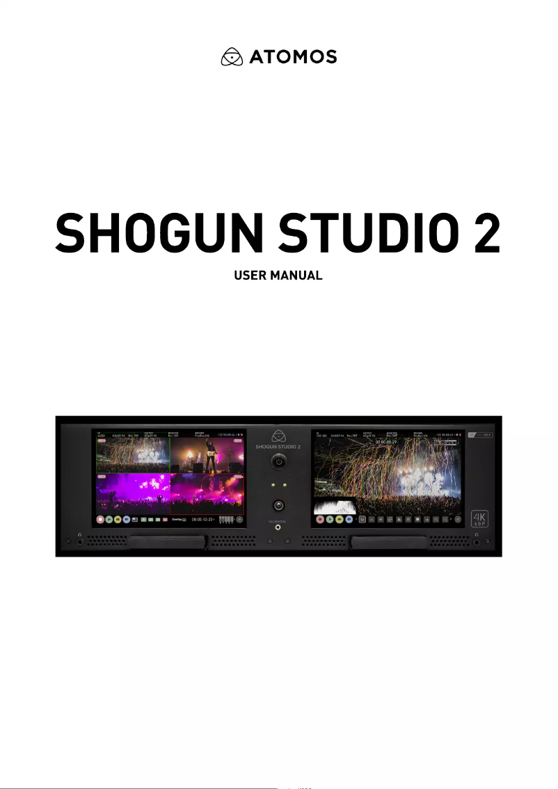 Página 1 del manual Manual de usuario Atomos Shogun Studio 2