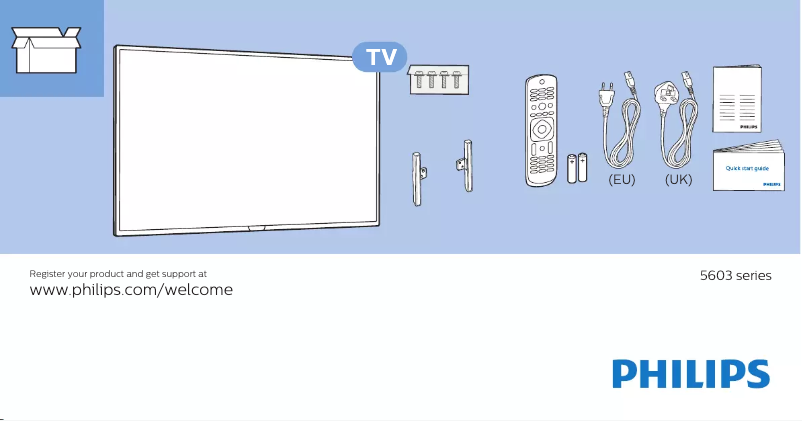 Página 1 del manual Guía de inicio rápido Philips 32PFT5603