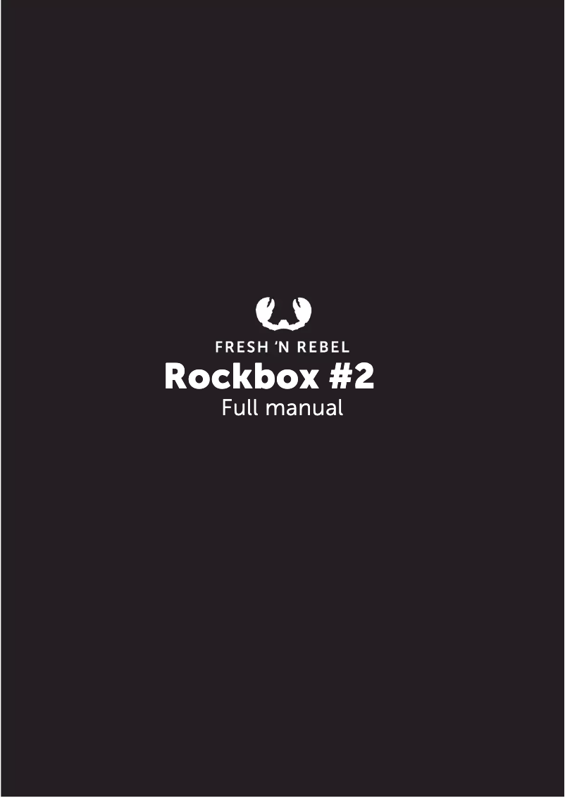 Imagen de la primera página del manual del dispositivo Rockbox Brick