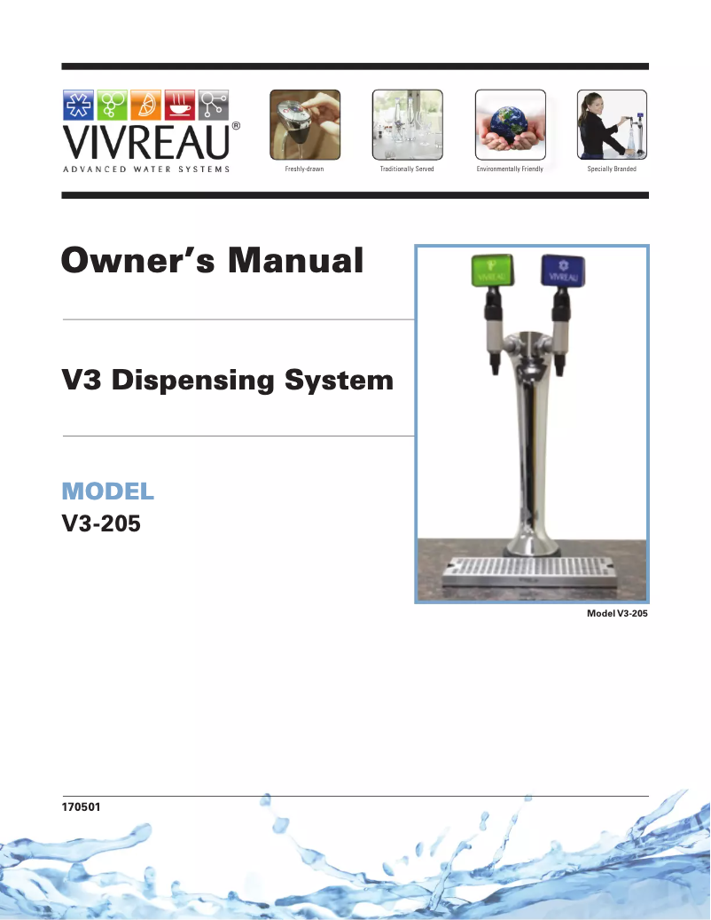 Página 1 del manual Manual de usuario Vivreau V3-205
