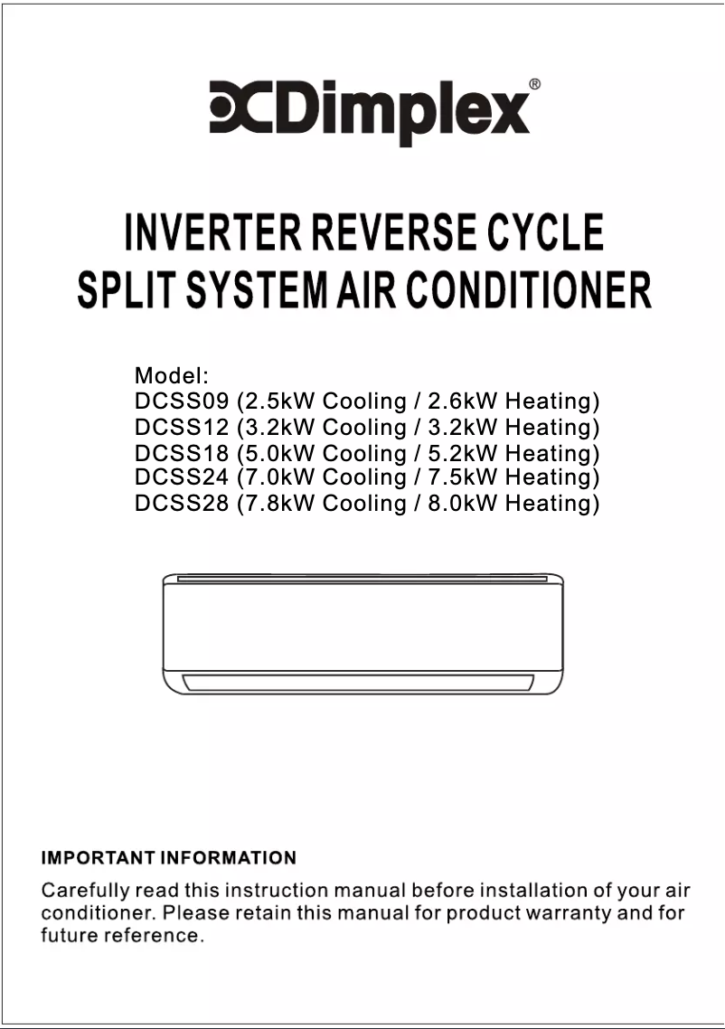Imagen de la primera página del manual del dispositivo DCSS09
