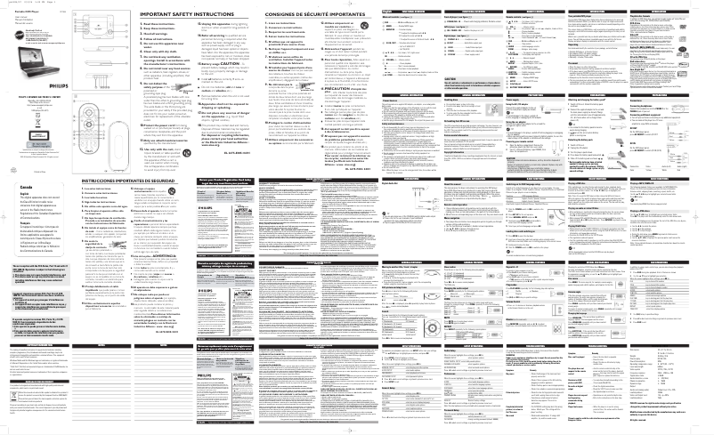 Imagen de la primera página del manual del dispositivo PET824