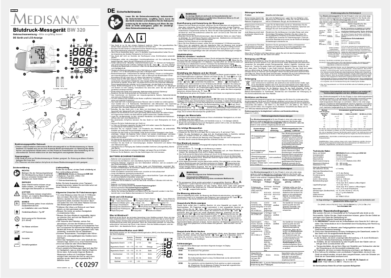 Página 1 del manual Manual de usuario Medisana BW 320