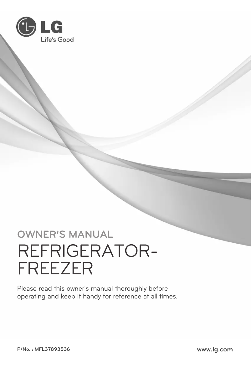 Página nº 1 - Manual de usuario LG GR-559FWDR