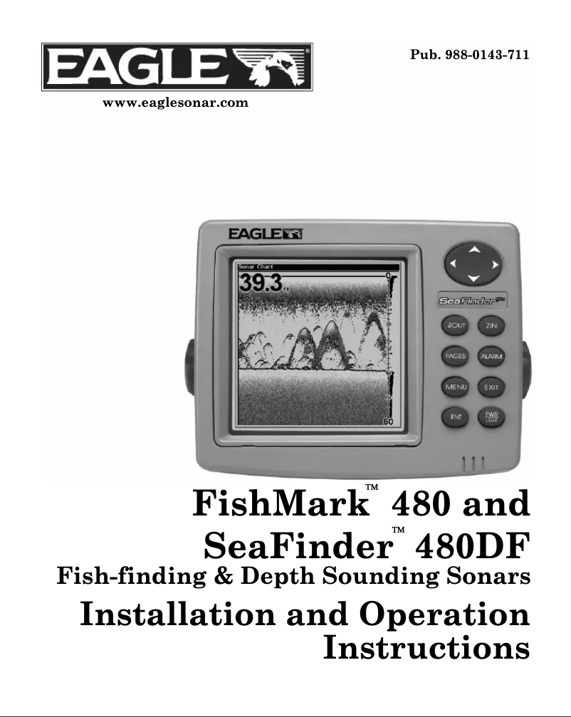 Página 1 del manual Manual de usuario Eagle FishMark 480