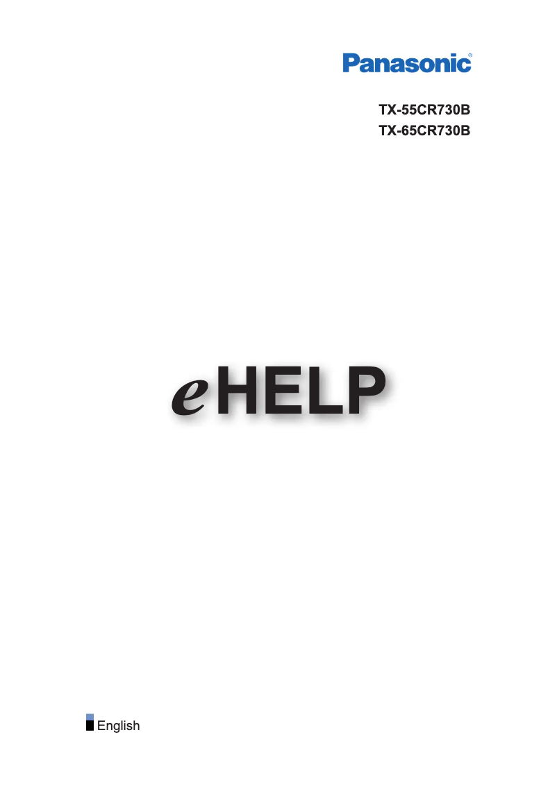 Imagen de la primera página del manual del dispositivo TX-65CR730B