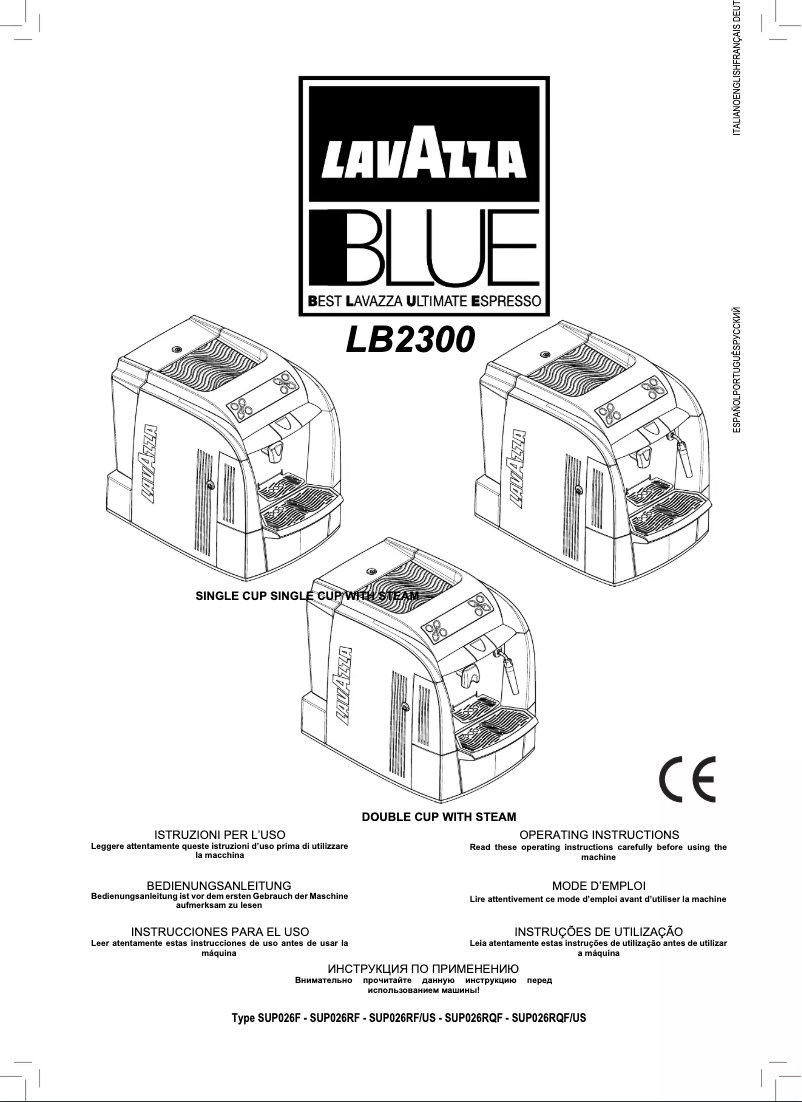 Imagen de la primera página del manual del dispositivo LB2300