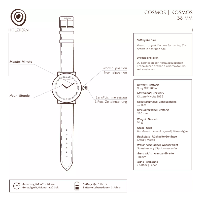 Página 1 del manual Manual de usuario Holzkern Venus