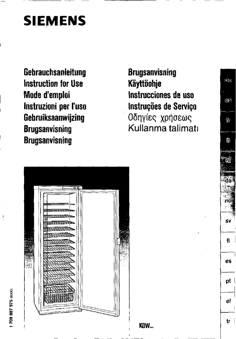 Imagen de la primera página del manual del dispositivo KD40WOO