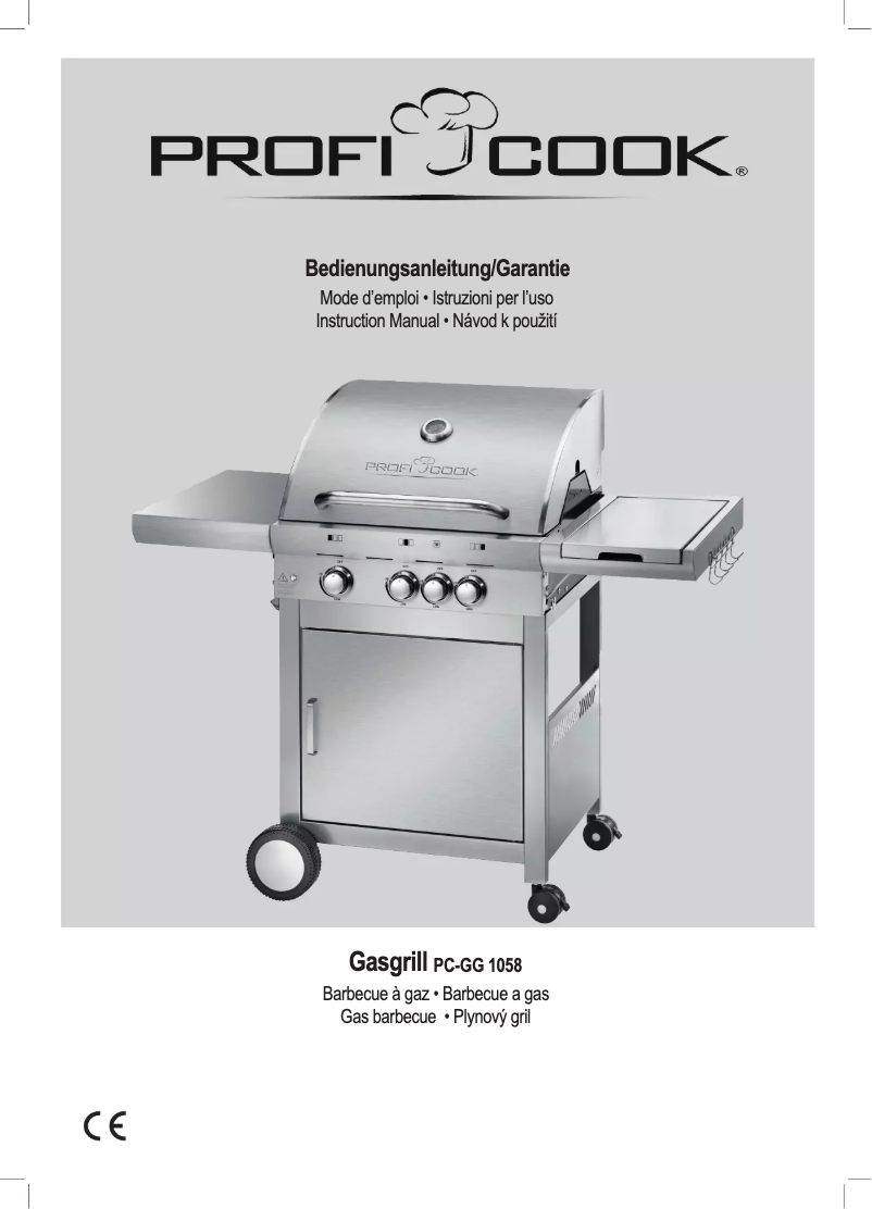 Imagen de la primera página del manual del dispositivo PC-GG 1058