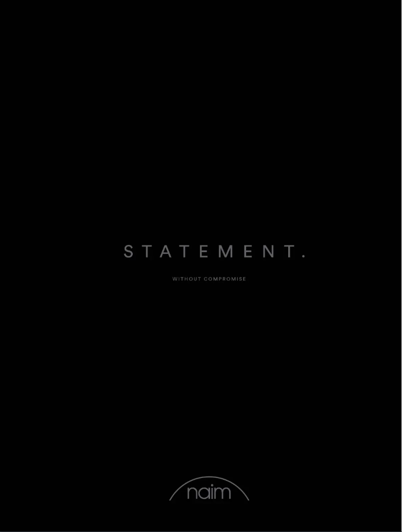 Imagen de la primera página del manual del dispositivo STATEMENT