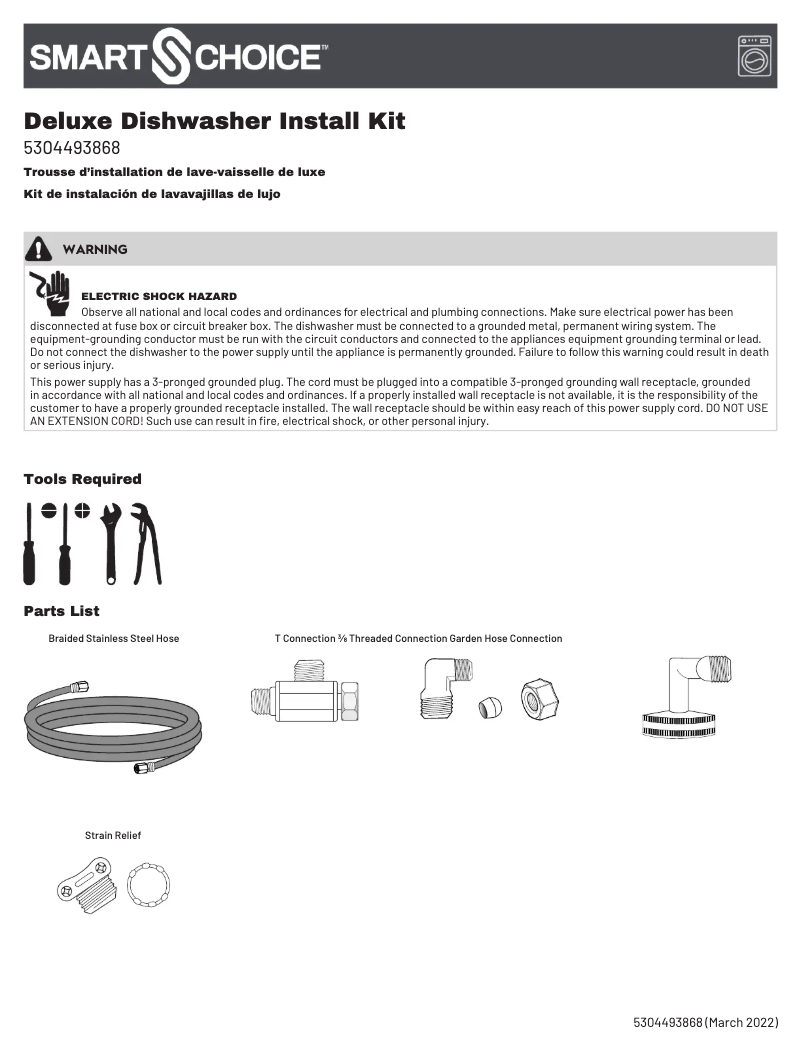 Página 1 del manual Manual de usuario Frigidaire 5304493868