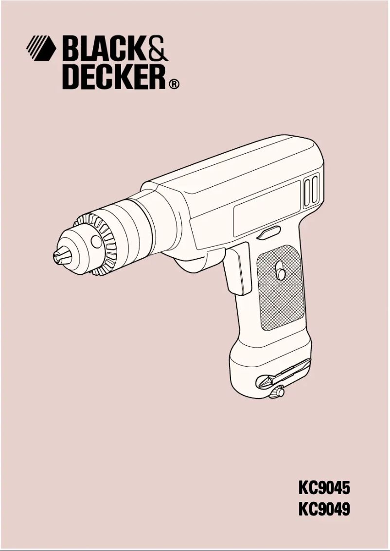 Página 1 del manual Manual de usuario Black & Decker KC9045