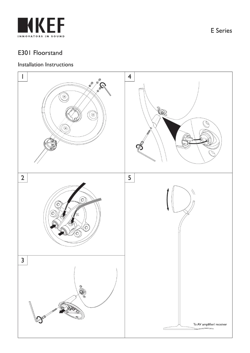 Página nº 1 - Manual de usuario KEF E301