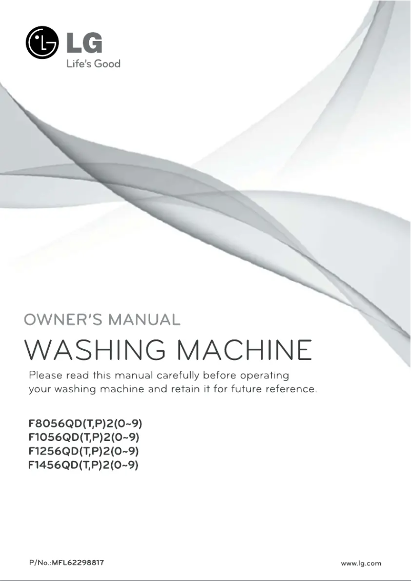 Página nº 1 - Manual de usuario LG F1256QDT2