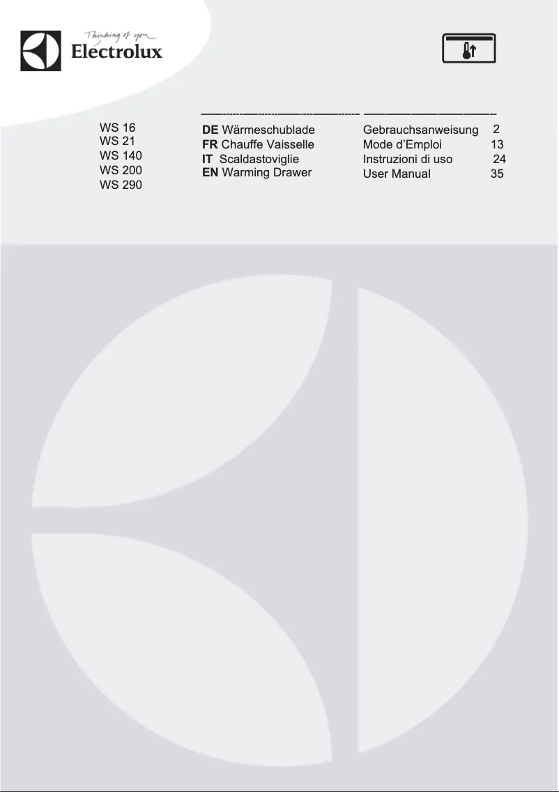 Imagen de la primera página del manual del dispositivo WS200SP