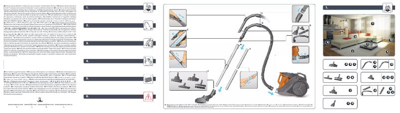 Imagen de la primera página del manual del dispositivo Compact Power Cyclonic RO3731