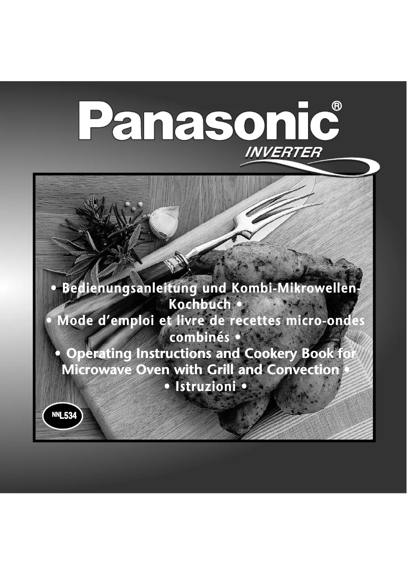 Imagen de la primera página del manual del dispositivo NN-L534