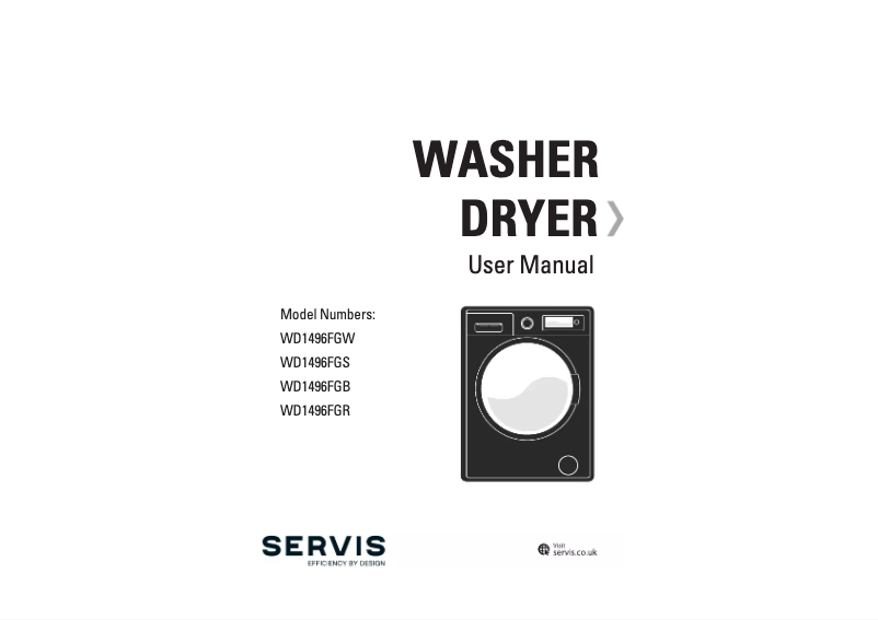 Imagen de la primera página del manual del dispositivo WD1496FGR