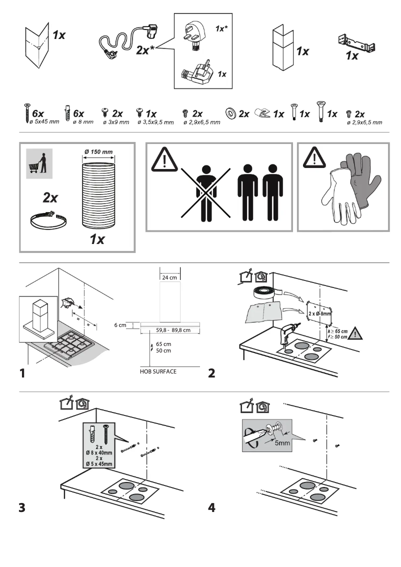 Imagen de la primera página del manual del dispositivo WHBS 92F LT K