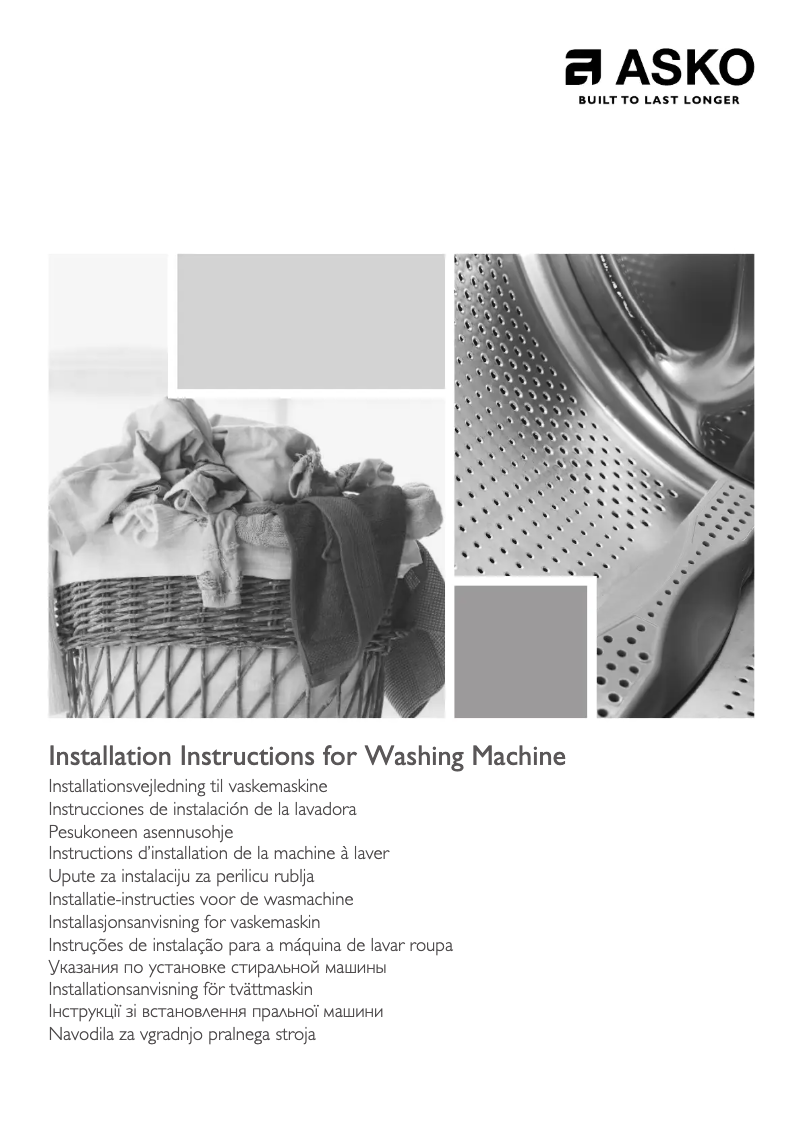 Página 1 del manual Manual de usuario Asko W6884L