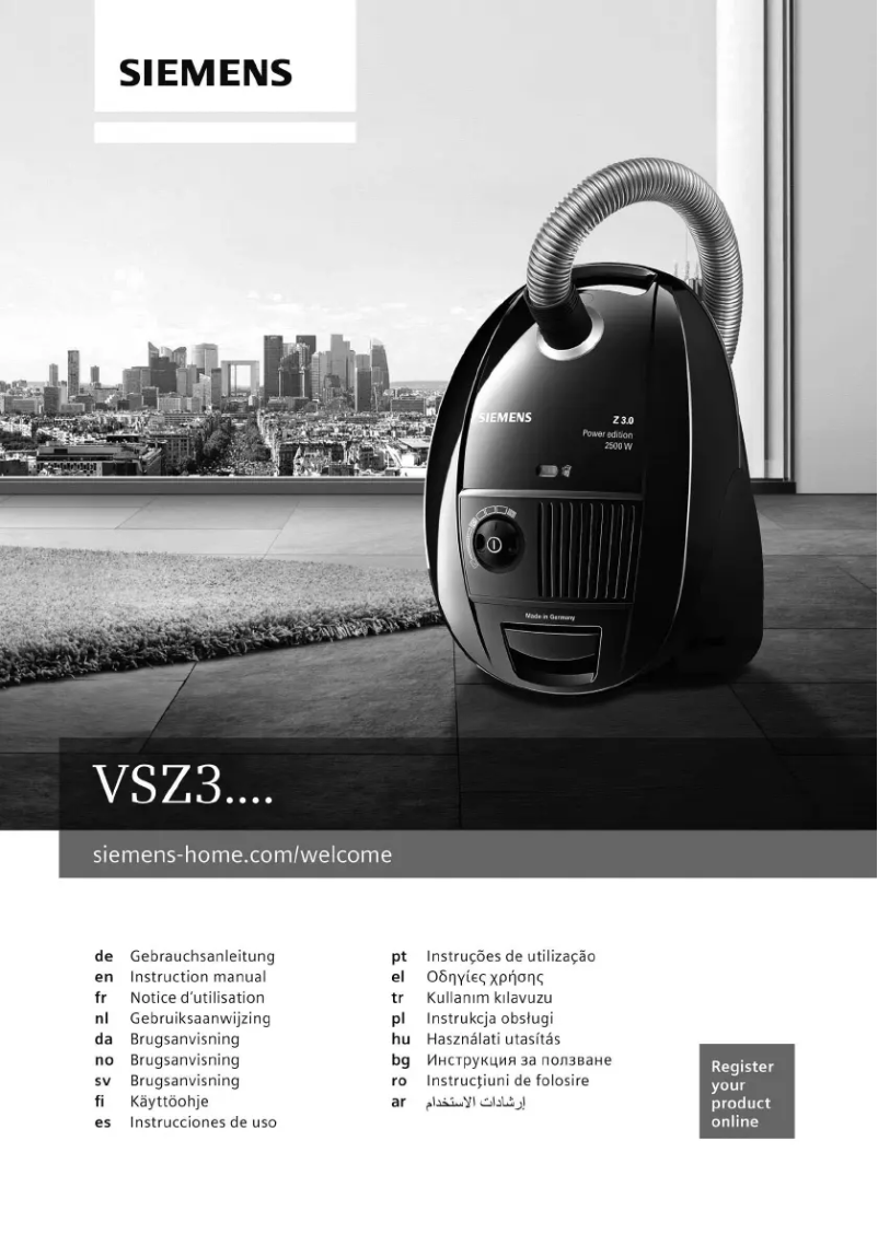 Imagen de la primera página del manual del dispositivo VSZ320M1