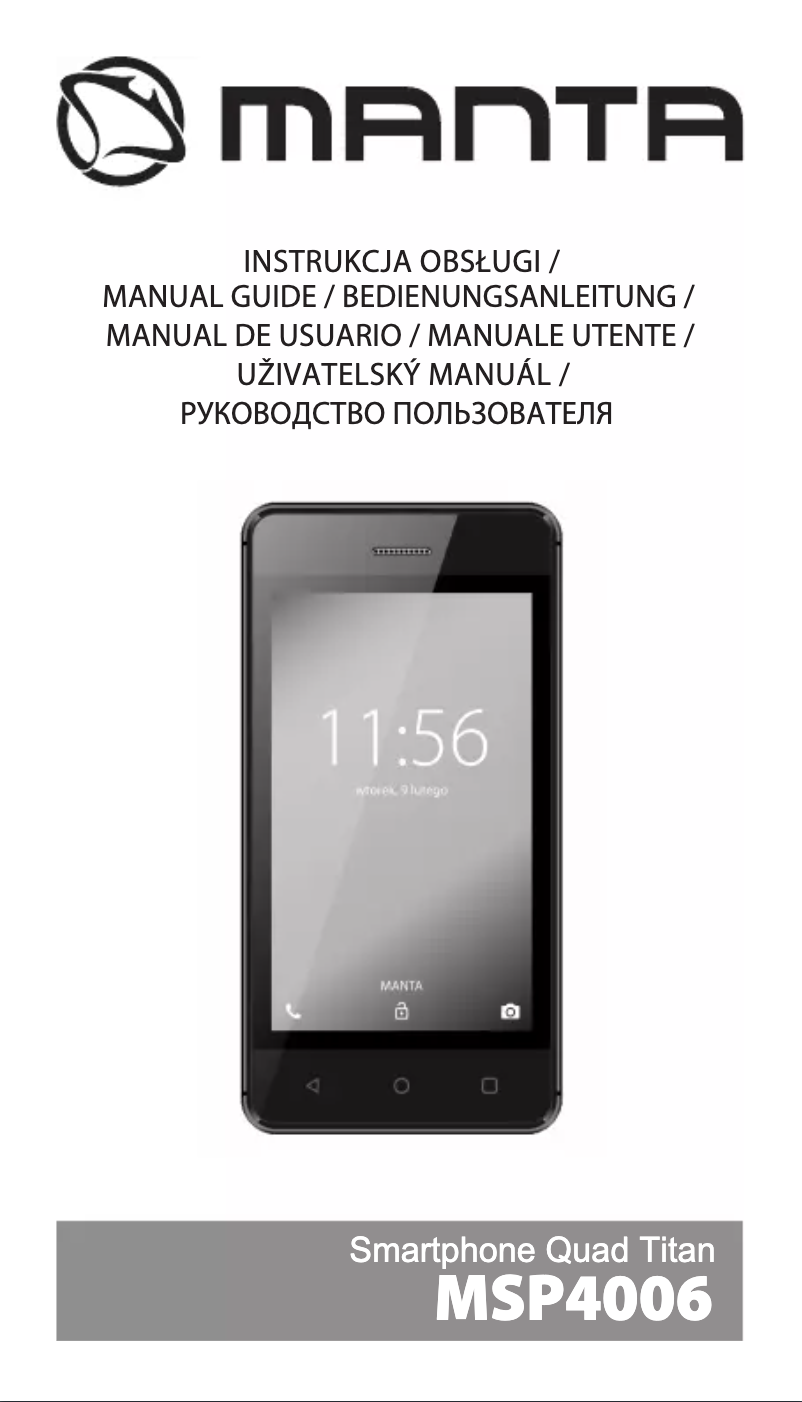 Página 1 del manual Manual de usuario Manta MSP4006