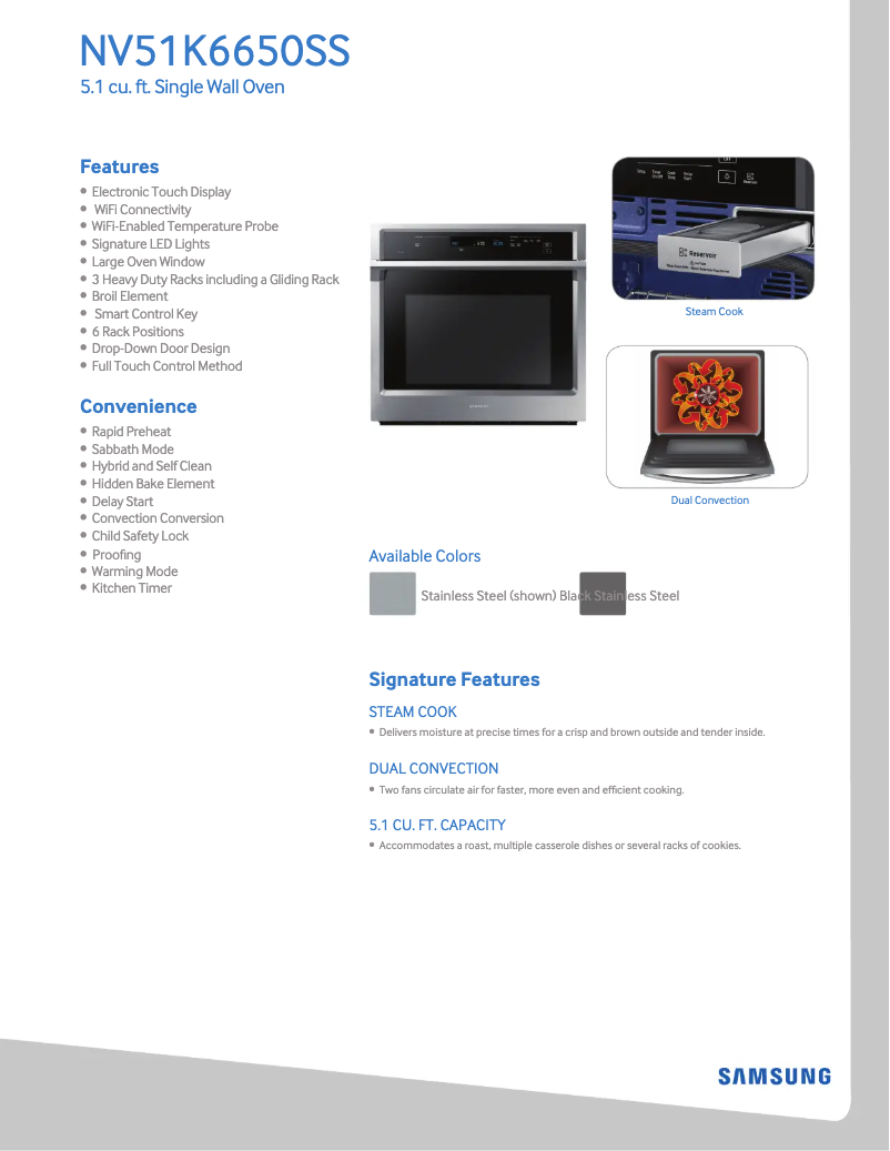 Imagen de la primera página del manual del dispositivo NV51K6650SG