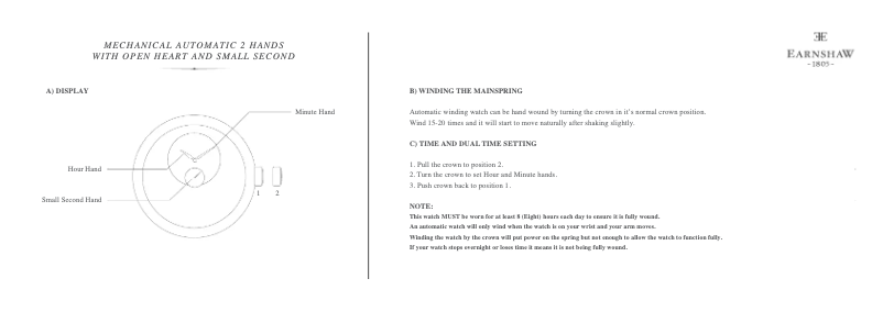 Imagen de la primera página del manual del dispositivo Beaufort Anatolia Automatic ES-8059-01