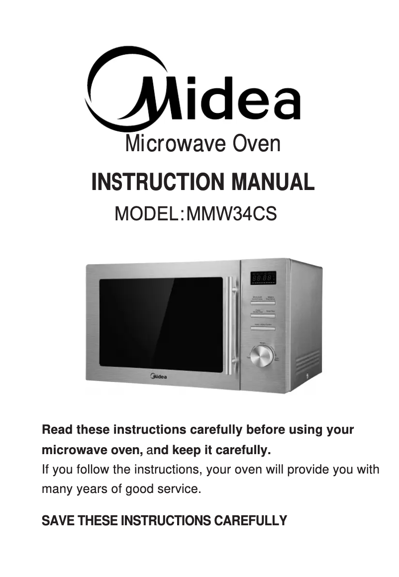Imagen de la primera página del manual del dispositivo MMW34CS