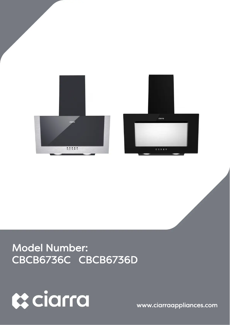 Imagen de la primera página del manual del dispositivo CBCB6736C