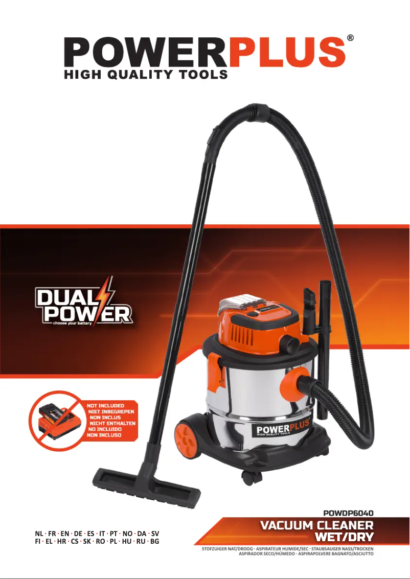 Imagen de la primera página del manual del dispositivo POWDP6040