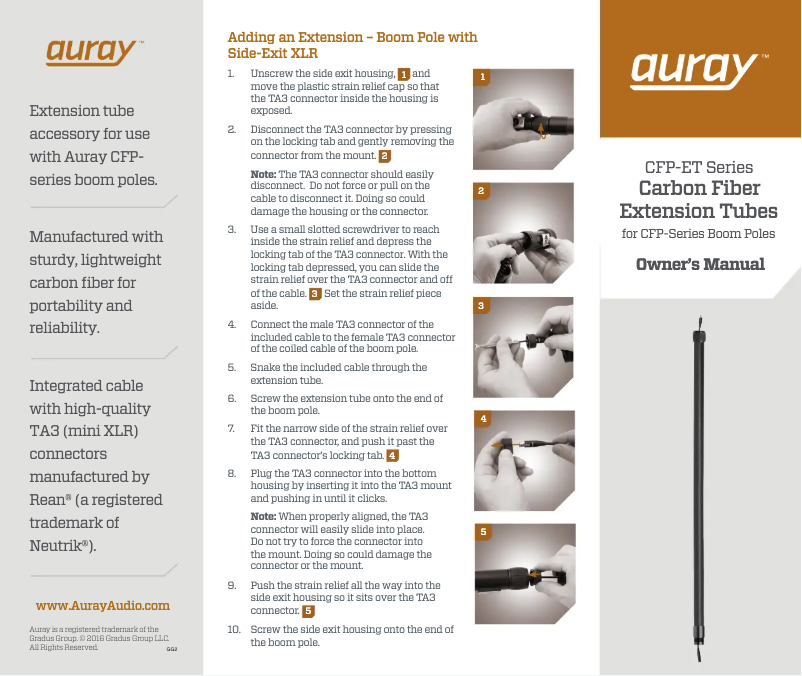 Imagen de la primera página del manual del dispositivo CFP-ET5