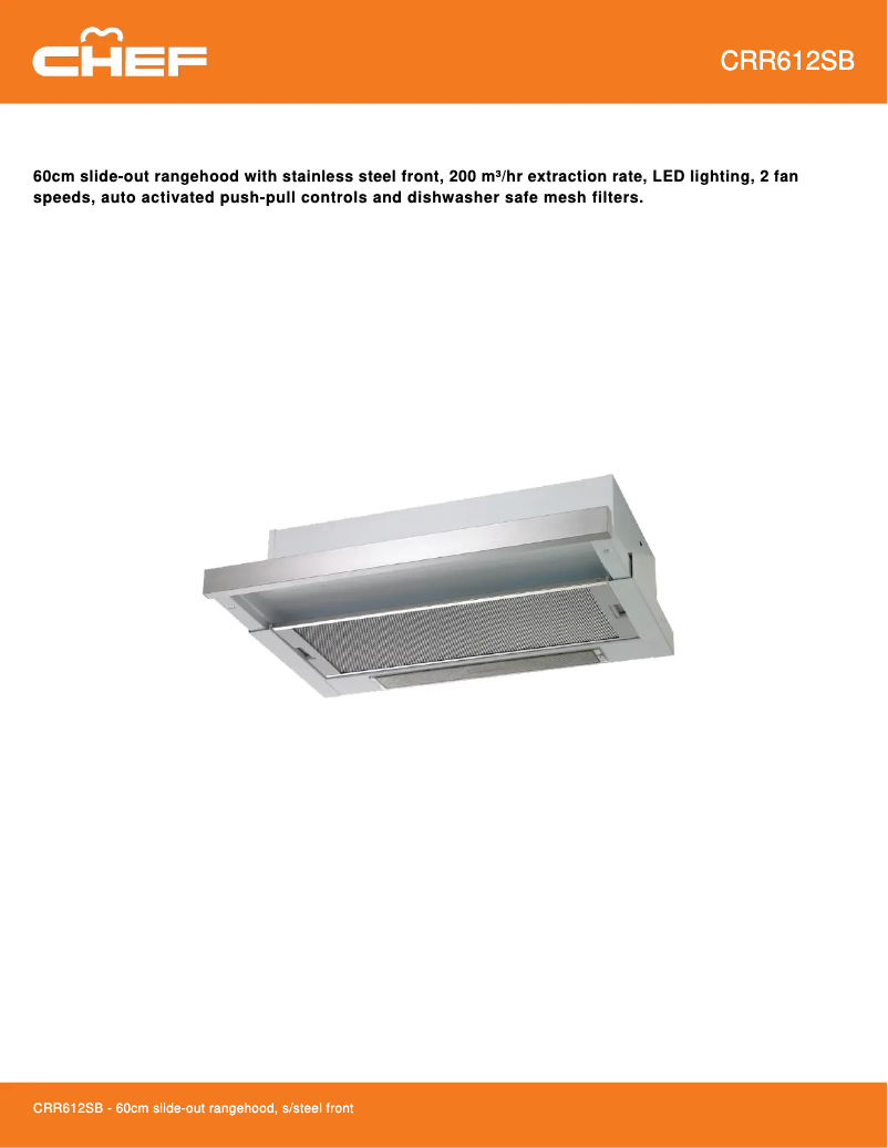 Imagen de la primera página del manual del dispositivo CRR612SB